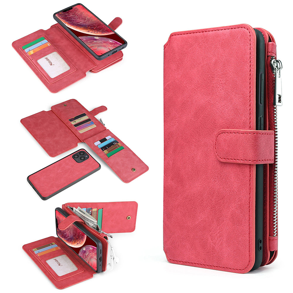 MEGSHI 007 Series for iPhone 12 Pro Max 6.7 inch TPU PC Case 2-in-1 Detachable PU Leather Wallet MEGSHI 007 Series for iPhone 12 Pro Max 6.7 inch TPU PC Case 2-in-1 Detachable PU Leather Wallet